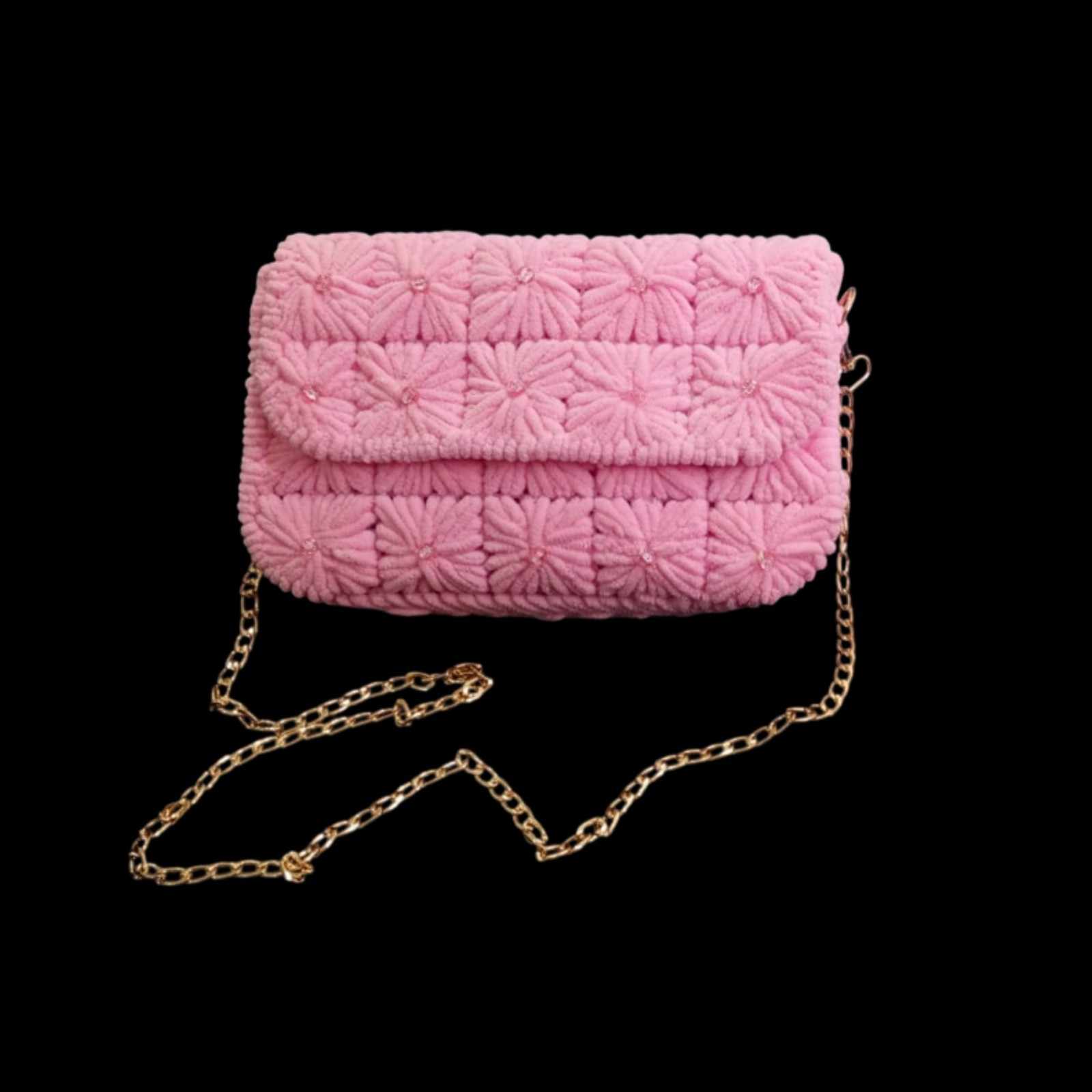 lightweight beaded wool bag for daily use