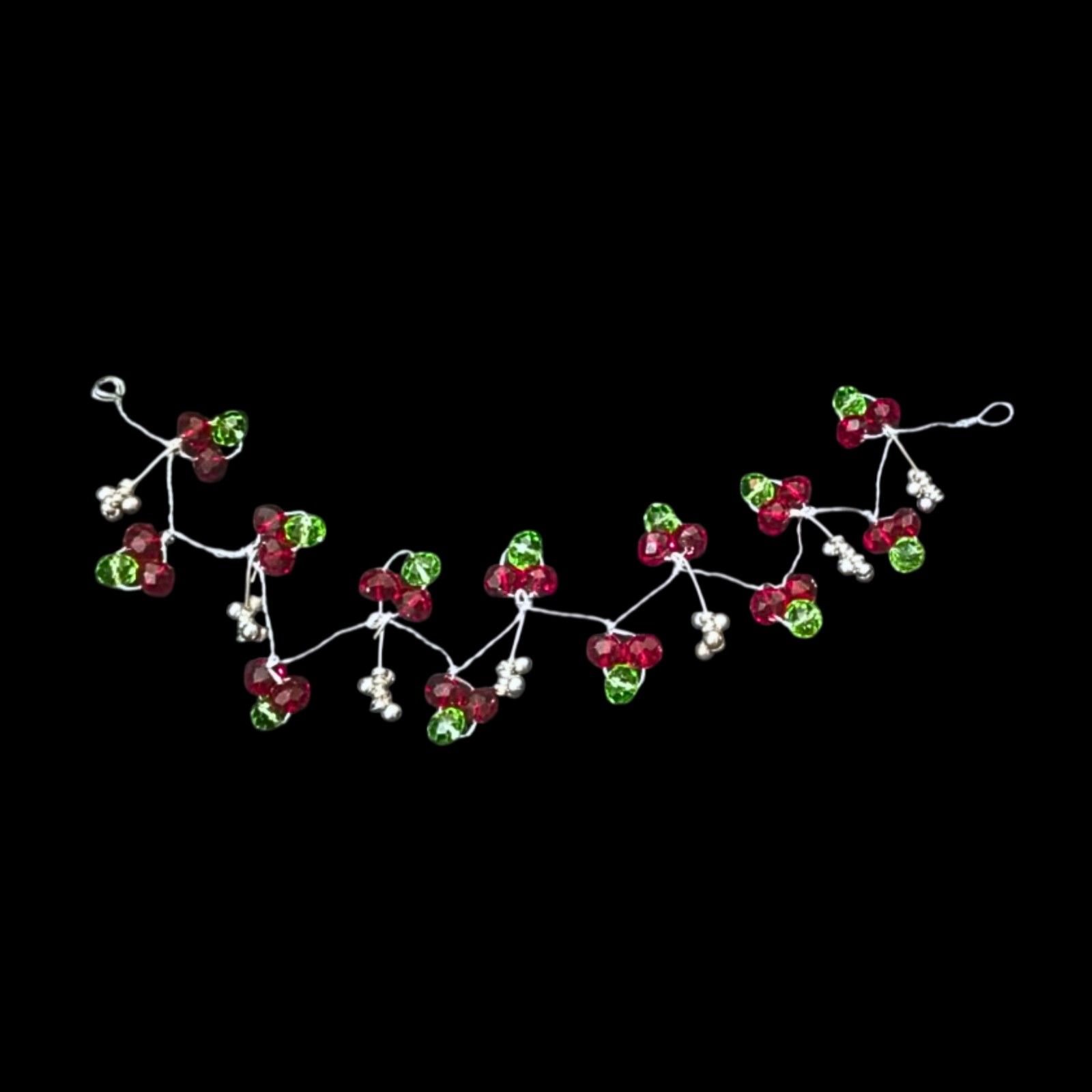 elegant crystal hair vine in two colors