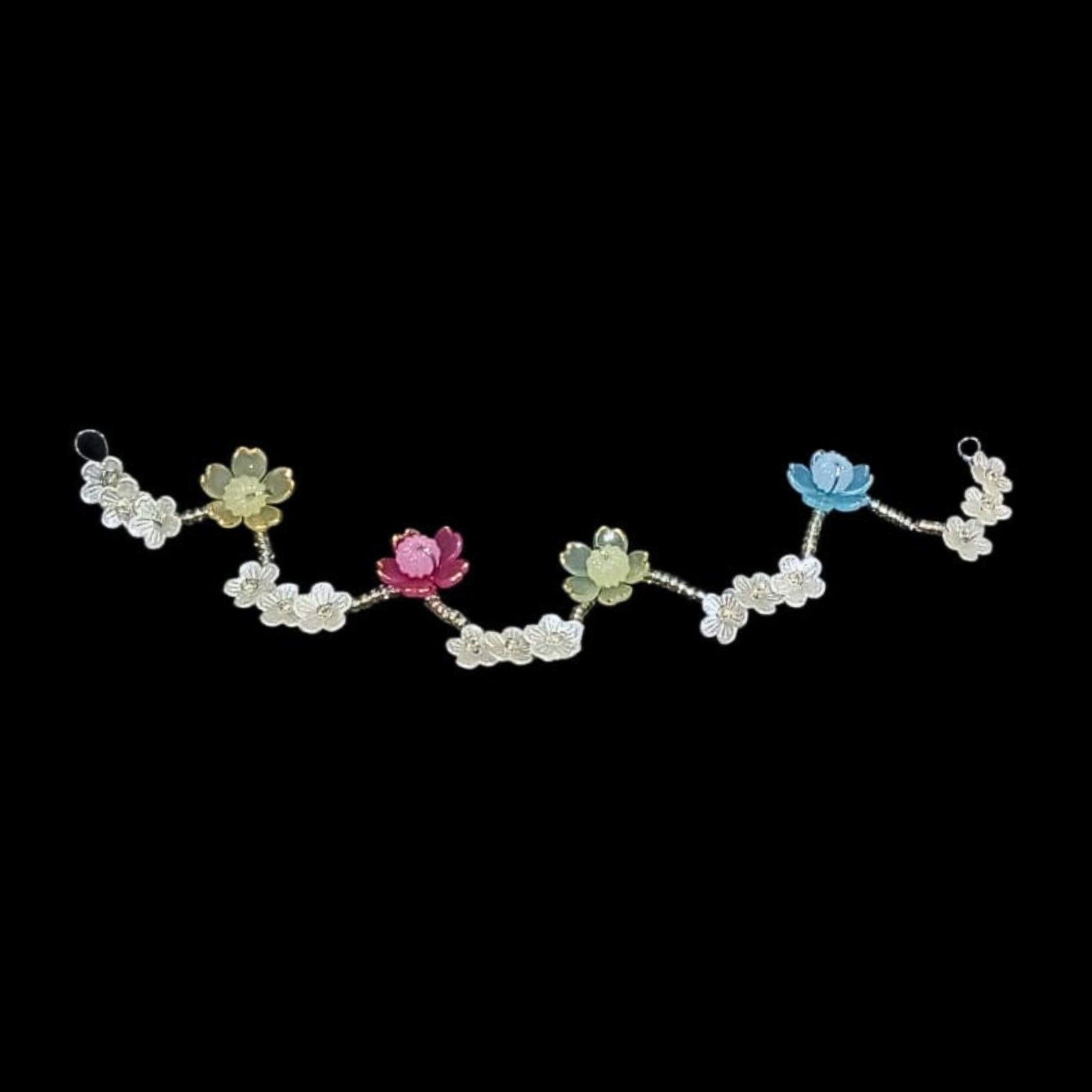 Colorful floral hair vine for women Pakistan