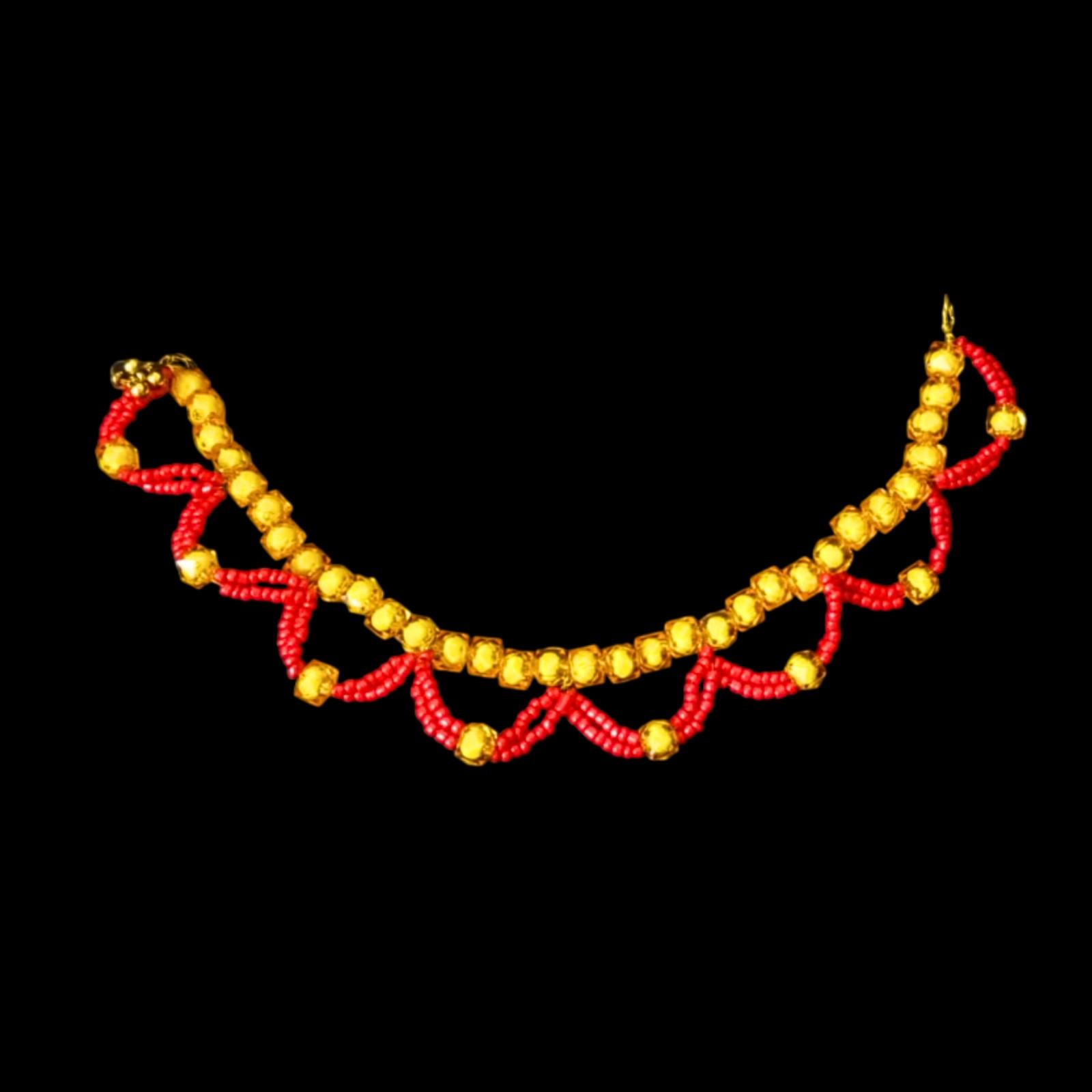 Decorative hair vine for Mehndi hairstyle