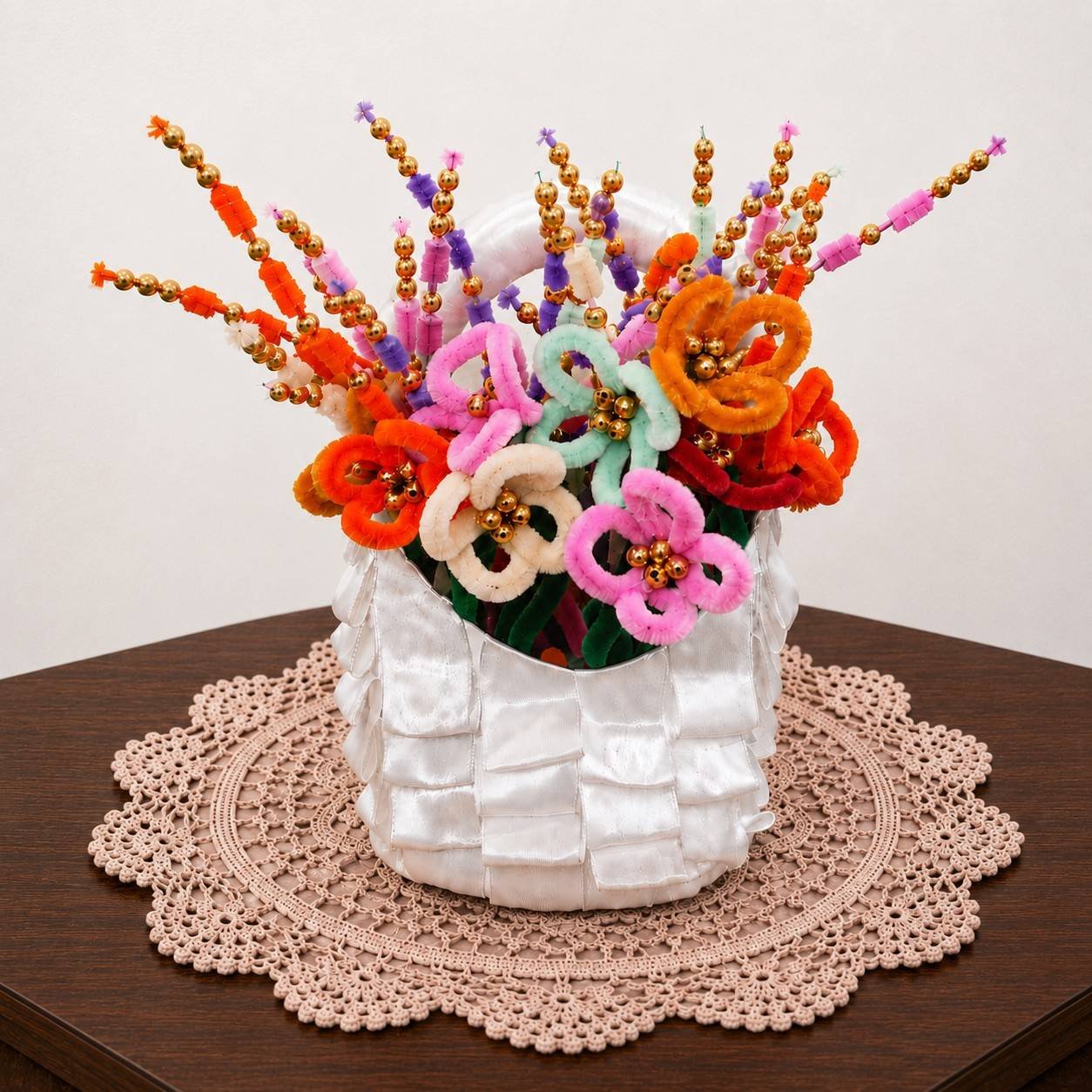 Decorative floral centerpiece for table decoration