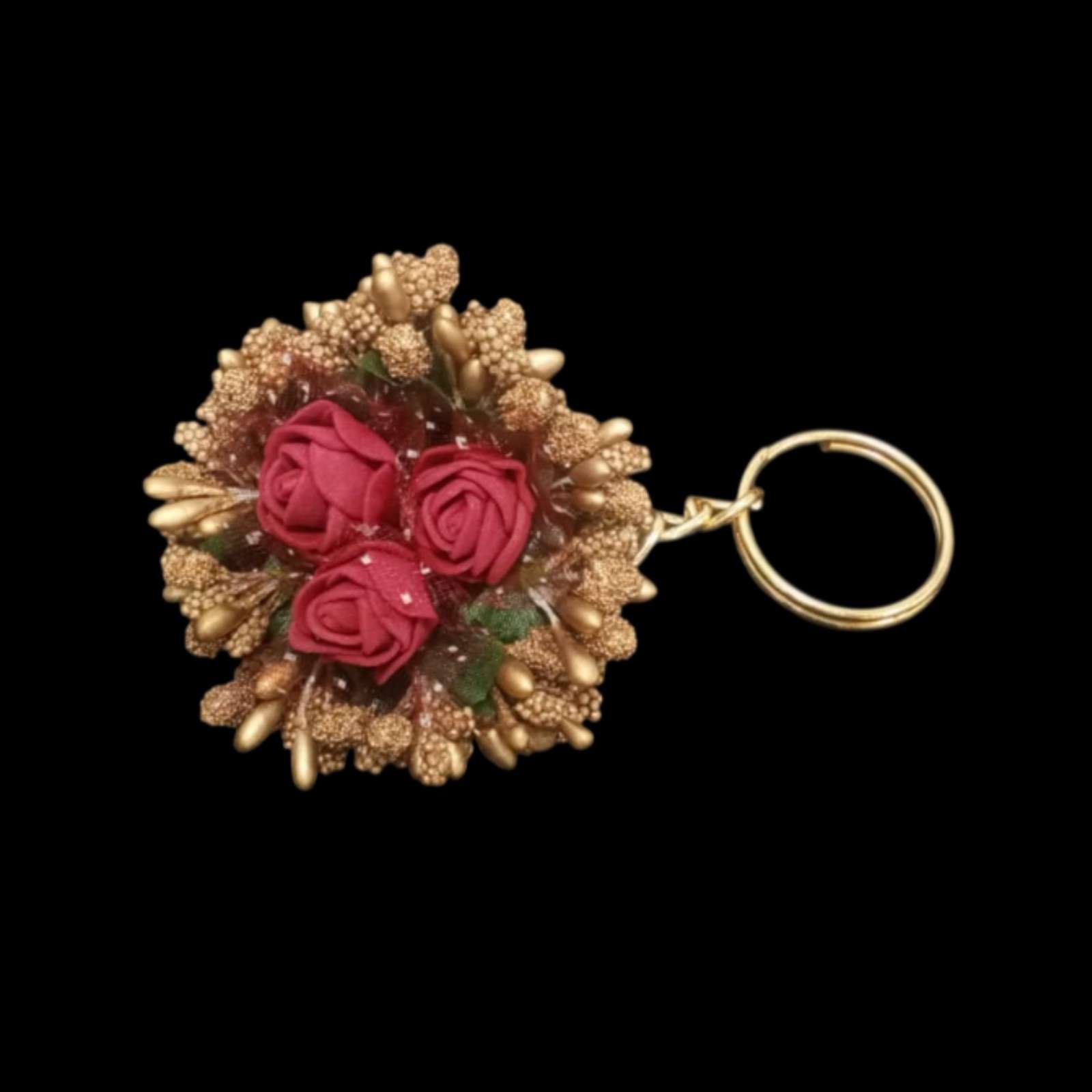 bouquet style keychain