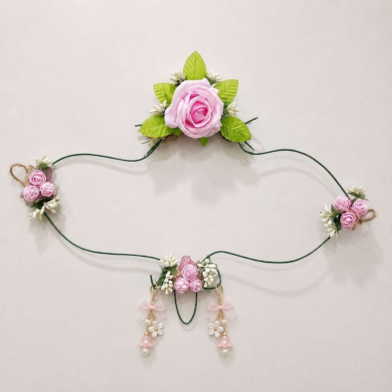 stylish floral keychain holder