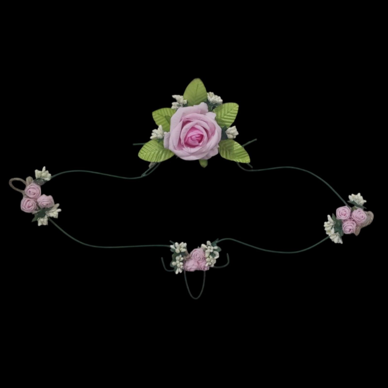 stylish floral keychain holder