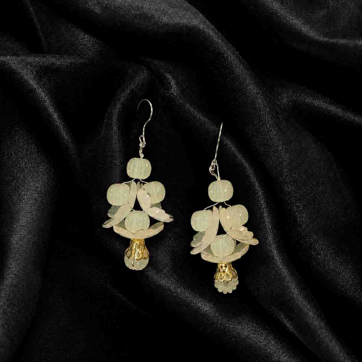 handmade floral earrings for daily wear Pakistan