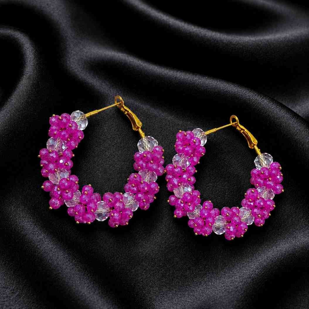 handcrafted gajra earrings for festive occasions